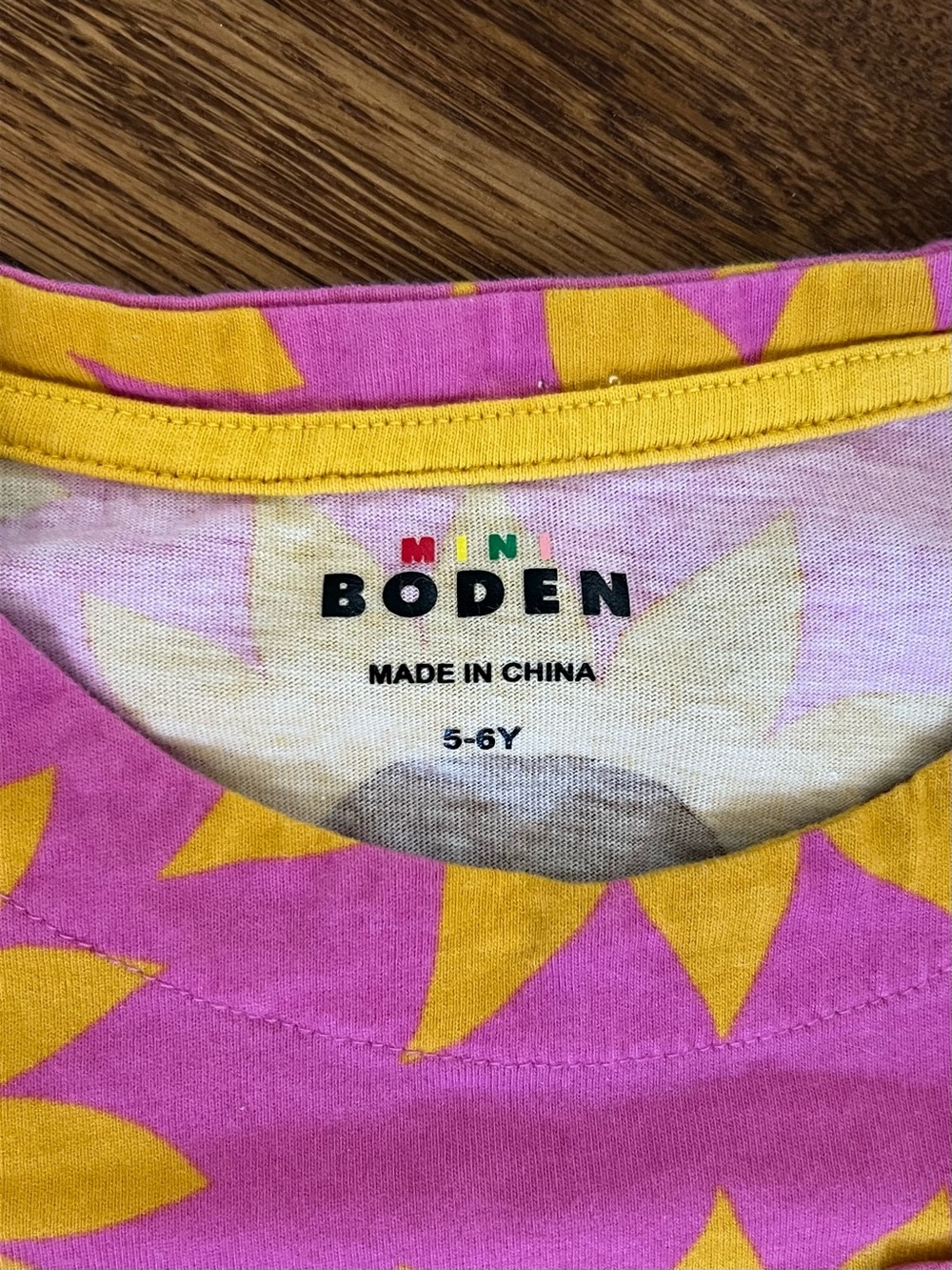 Mini Boden sunflower print dress - Picture 4 of 5